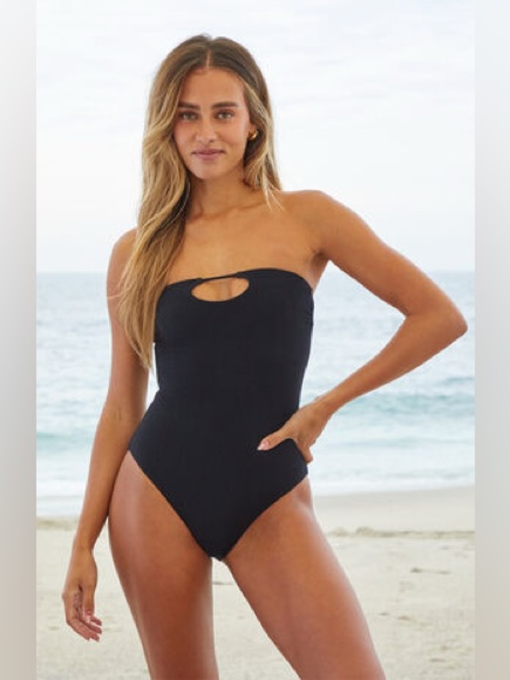Vicious Young Babes (VYB) Black Nellie One Piece Swimsuit NWT Size Small B21